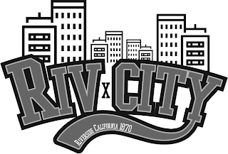 RIV X CITY RIVERSIDE CALIFORNIA 1870 logo