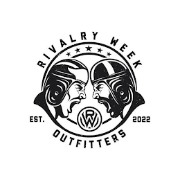 RIVALRY WEEK EST. RW 2022 OUTFITTERS logo