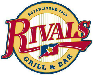 RIVALS GRILL & BAR ESTABLISHED 2007 logo