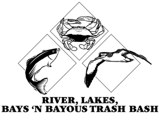 RIVER, LAKES, BAYS 'N BAYOUS TRASH BASH logo