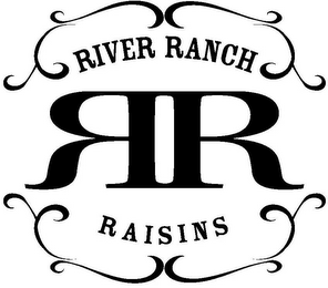 RIVER RANCH RAISINS RR logo