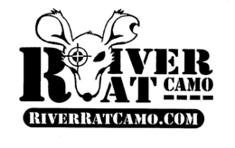 RIVER RAT CAMO RIVERRATCAMO.COM logo