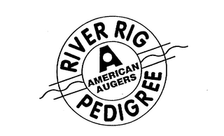 RIVER RIG PEDIGREE A AMERICAN AUGERS logo