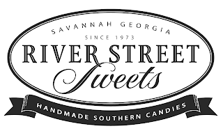 RIVER STREET SWEETS SAVANNAH GEORGIA SINCE 1973 HANDMADE SOUTHERN CANDIES logo