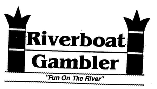RIVERBOAT GAMBLER "FUN ON THE RIVER" logo