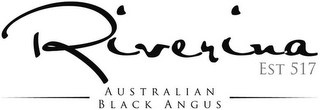 RIVERINA EST 517 AUSTRALIAN BLACK ANGUS logo