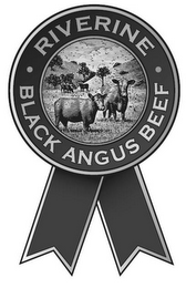 RIVERINE BLACK ANGUS BEEF logo