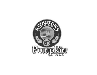 RIVERTOWN BREWING COMPANY RTB PUMPKIN ALE logo
