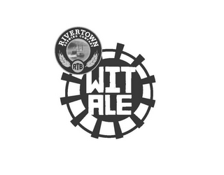 RIVERTOWN BREWING COMPANY RTB WIT ALE logo