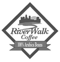 RIVERWALK COFFEE 100% ARABICA BEANS logo