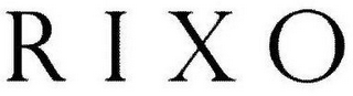 RIXO logo