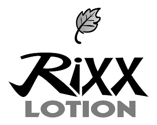 RIXX LOTION logo