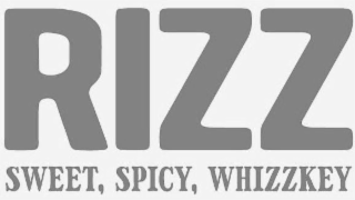 RIZZ SWEET, SPICY, WHIZZKEY logo