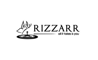 RIZZARR ALL IT TAKES IS YOU logo