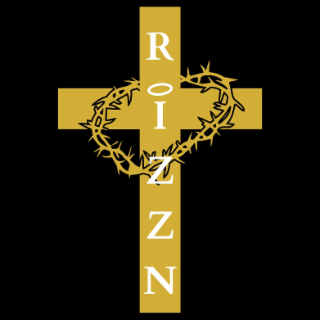 RIZZN APPAREL RISEN FROM CHRIST logo