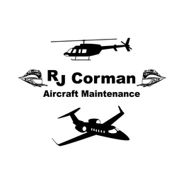 RJ CORMAN AIRCRAFT MAINTENANCE logo