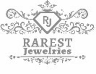 RJ RAREST JEWELRIES logo
