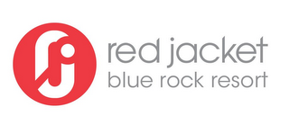 RJ RED JACKET BLUE ROCK RESORT logo