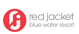 RJ RED JACKET BLUE WATER RESORT logo