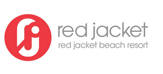 RJ RED JACKET RED JACKET BEACH RESORT logo
