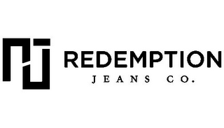 RJ REDEMPTION J E A N S CO. logo
