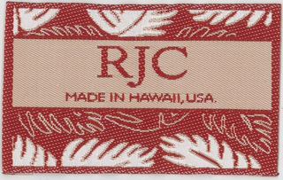 RJC MADE IN HAWAII, USA logo