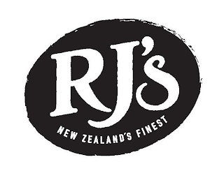 RJ'S NEW ZEALAND'S FINEST logo