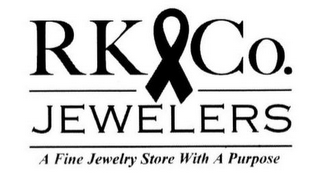 RK CO. JEWELERS A FINE JEWELRY STORE WITH A PURPOSE logo