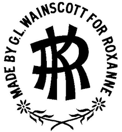 RK MADE BY G.L. WAINSCOTT FOR ROXANNE logo