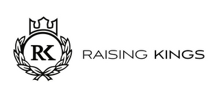 RK RAISING KINGS logo