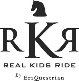 RKR REAL KIDS RIDE BY ERIQUESTRIAN logo