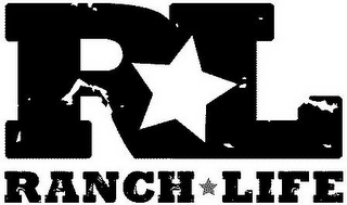 RL RANCH LIFE logo