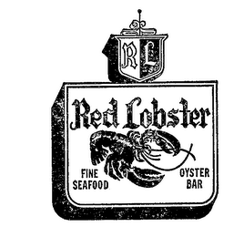 RL RED LOBSTER FINE SEAFOOD OYSTER BAR logo