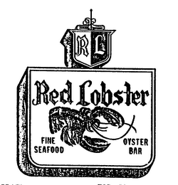 RL RED LOBSTER FINE SEAFOOD OYSTER BAR logo