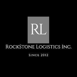 RL ROCKSTONE LOGISTICS INC. SINCE 2012 logo
