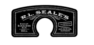 R.L. SEALE'S FINEST BARBADOS RUM 750 MLWEST INDIES IMPORTED ALC. 43% BY VOL 86 PROOF logo