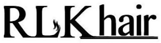 RLK HAIR logo