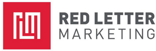 RLM RED LETTER MARKETING logo