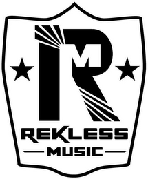 RM REKLESS MUSIC logo
