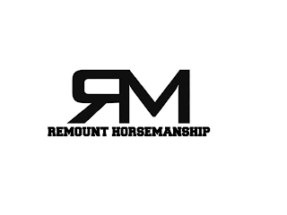 RM REMOUNT HORSEMANSHIP logo