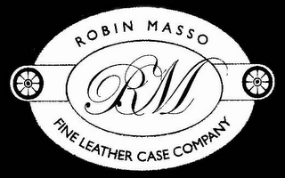 RM ROBIN MASSO FINE LEATHER CASE COMPANY logo