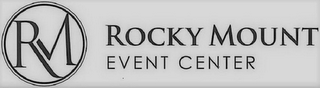 RM ROCKY MOUNT EVENT CENTER logo