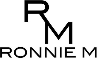 RM RONNIE M logo