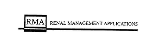RMA RENAL MANAGEMENT APPLICATIONS logo