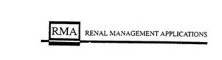 RMA RENAL MANAGEMENT APPLICATIONS logo