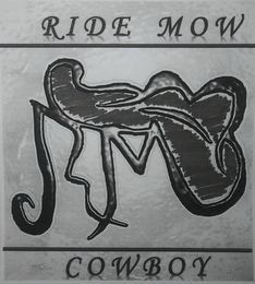 RMB RIDE MOW COWBOY logo