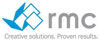 RMC CREATIVE SOLUTIONS. PROVEN RESULTS. logo