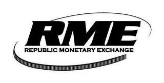 RME REPUBLIC MONETARY EXCHANGE logo