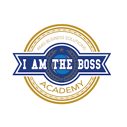 RMG BUSINESS SOLUTIONS I AM THE BOSS ACADEMY logo