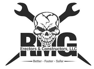 RMG ERECTORS & CONSTRUCTORS, LLC BETTER - FASTER - SAFER logo